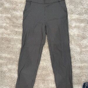 Max Studio Black and White Cropped Pants